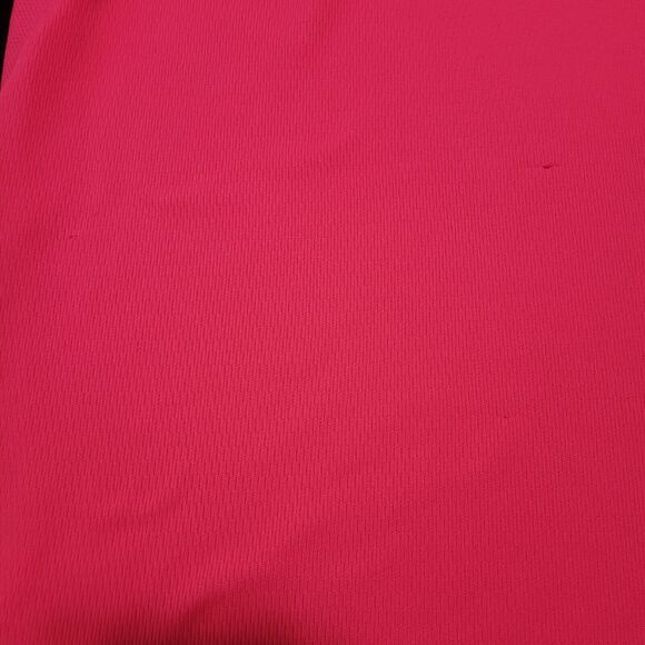 Nike Mens M Pink Short Sleeve Performance Preppy Collared Button Polo Golf Shirt - Picture 9 of 9